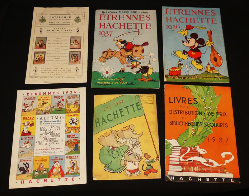 Cinq catalogues   Hachette