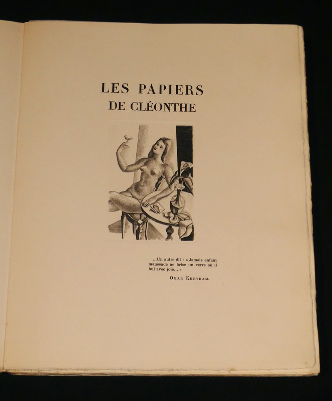 Les papiers de Cléonthe