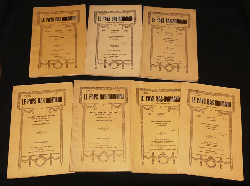 Lot de 31 volumes de la revue Le Pays Bas-Normand