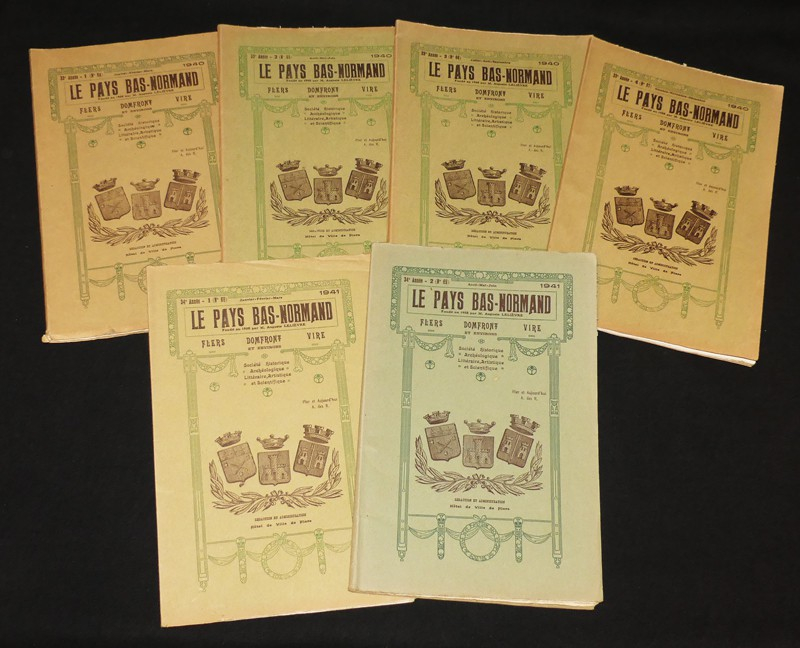 Lot de 31 volumes de la revue Le Pays Bas-Normand