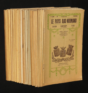 Lot de 31 volumes de la revue Le Pays Bas-Normand