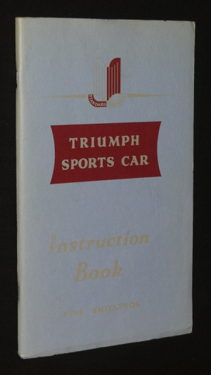 Instruction Book Part No.501528/2: Triumph Sports Cars TR 2 & TR 3