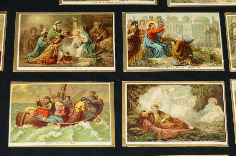 35 chromos religieux