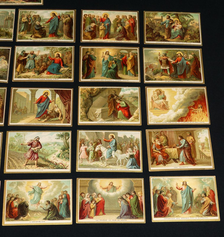 35 chromos religieux