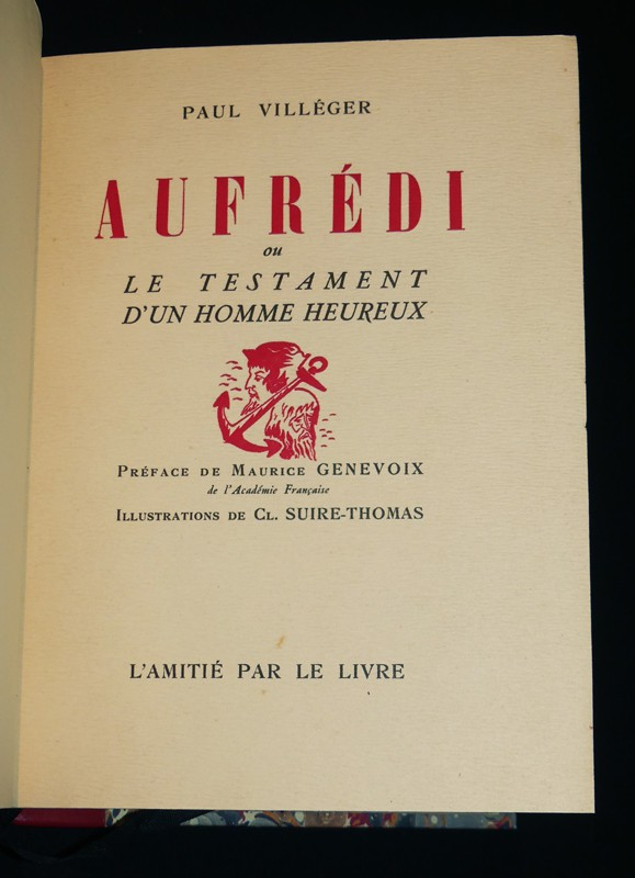 Aufrédi ou le testament d'un homme heureux