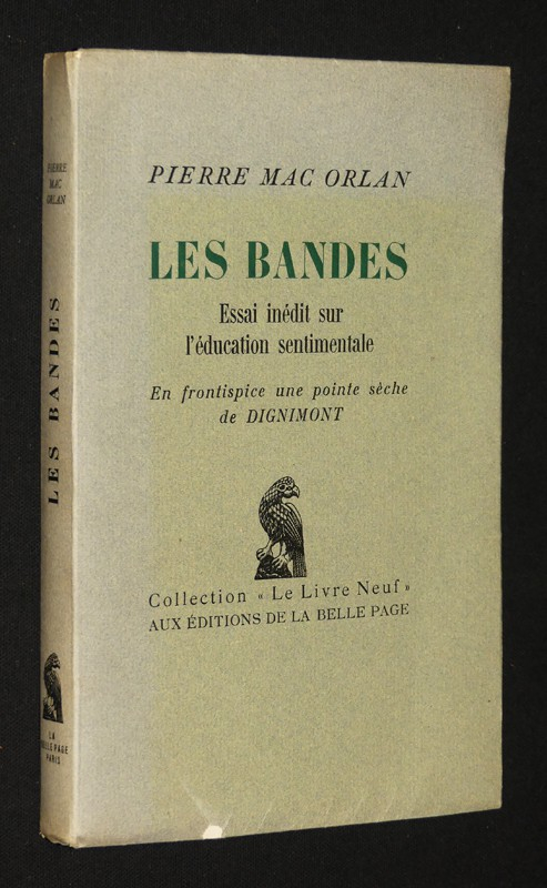 Les bandes Essai inédit sur l'éducation sentimentale