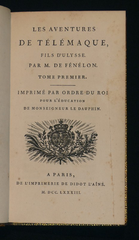 Les aventures de Télémaque fils d'Ulysse