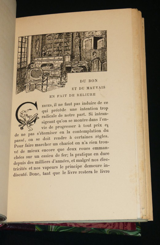 De la reliure