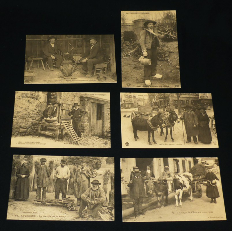 Lot de 71 reproductions de cartes postales anciennes : Collection 