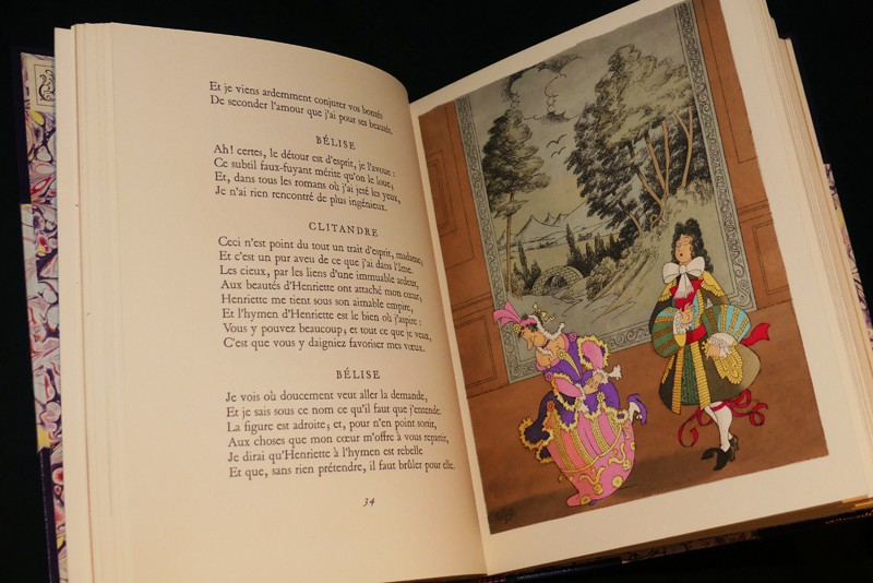Oeuvres de Molière illustrées par Dubout (complet en 8 volumes)