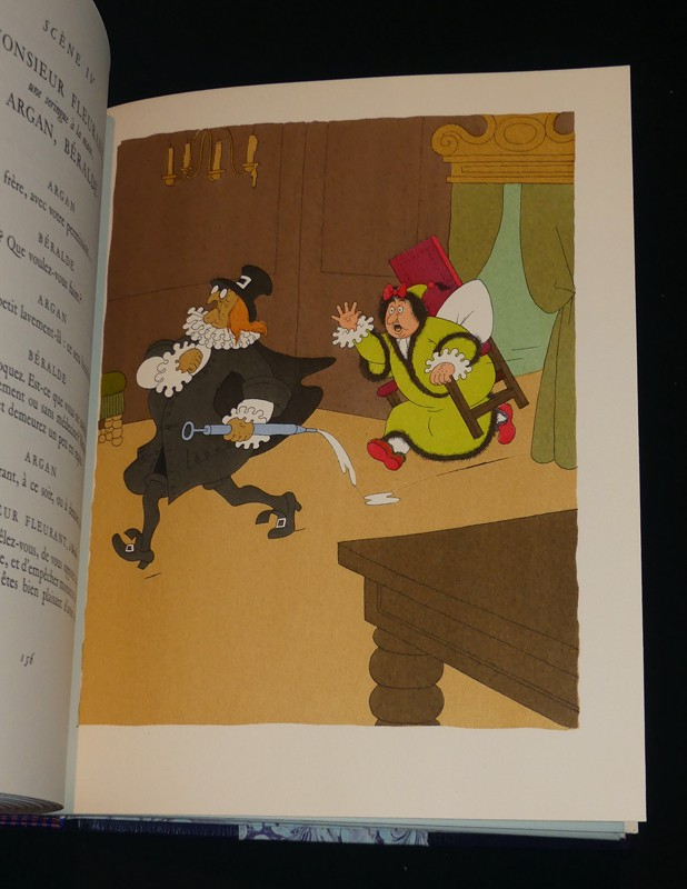 Oeuvres de Molière illustrées par Dubout (complet en 8 volumes)