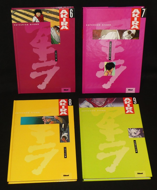 Akira  12 volumes sur 14 , Edition couleur Glénat