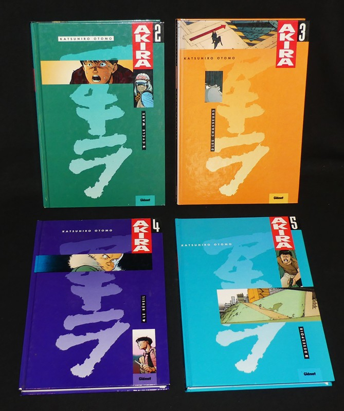 Akira  12 volumes sur 14 , Edition couleur Glénat