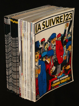 23 numéros de la revue de bande dessinée "(A suivre)"