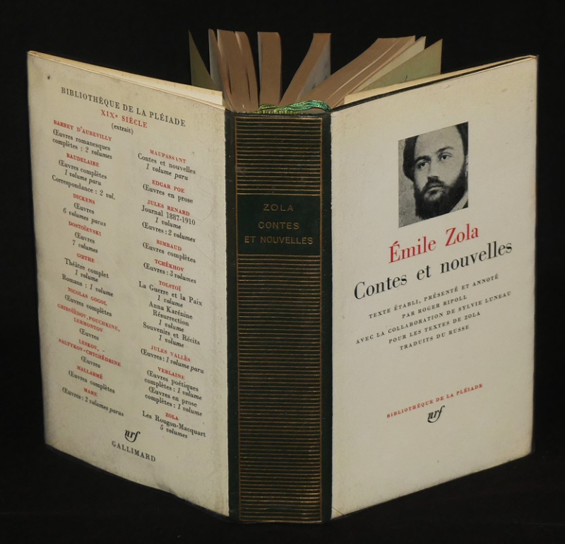 Contes et nouvelles de Emile Zola (Bibliothèque de La Pléiade)