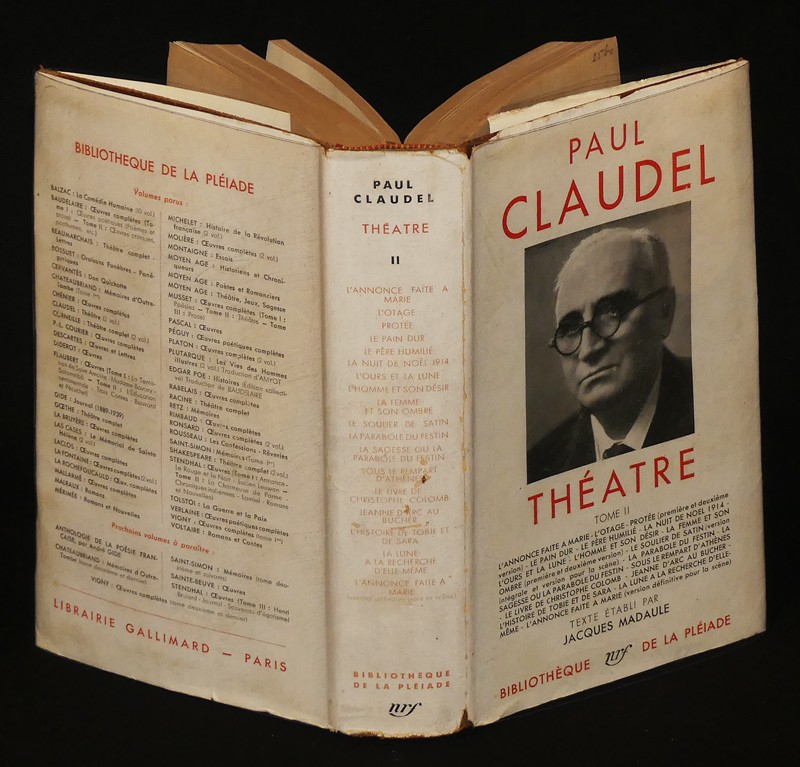 Théâtre de Paul Claudel, Tomes 1 et 2 (Bibliothèque de la Pléiade)