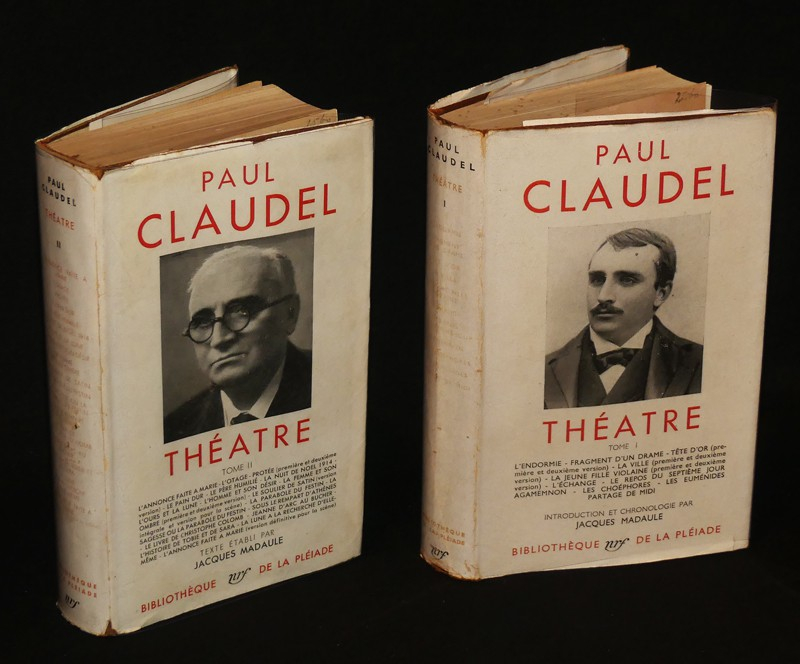 Théâtre de Paul Claudel, Tomes 1 et 2 (Bibliothèque de la Pléiade)