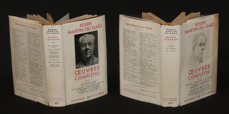 Oeuvres complètes de Roger Martin du Gard, Tomes 1 et 2 (Bibliothèque de la Pléiade)