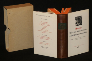Oeuvres romanesques et théâtrales complètes, IV de Mauriac (§Bibliothèque de la pleiade)