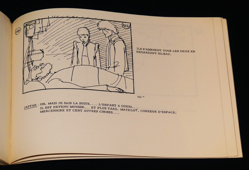 Moebius storyboard les maitres du temps