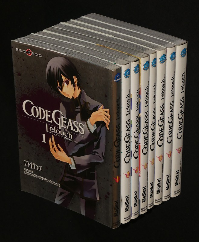 Code Geass-Lelouch of the rebellion 8 volumes