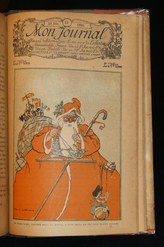 Mon journal 1916 Recueil illustré pour les enfants de 8 à 12 ans.