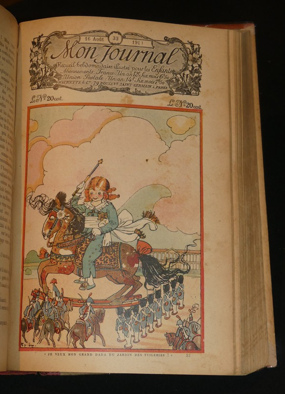 Mon journal 1919 Recueil illustré pour les enfants de 8 à 12 ans.