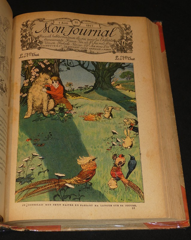 Mon journal 1917 Recueil illustré pour les enfants de 8 à 12 ans.