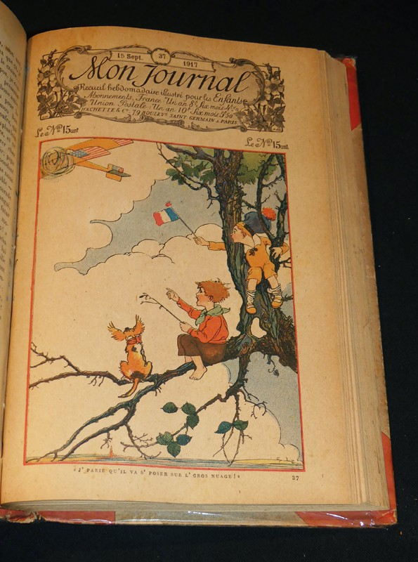 Mon journal 1917 Recueil illustré pour les enfants de 8 à 12 ans.
