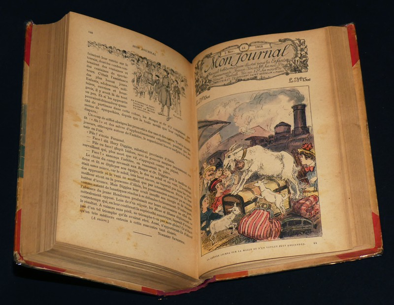 Mon journal 1918 Recueil illustré pour les enfants de 8 à 12 ans.