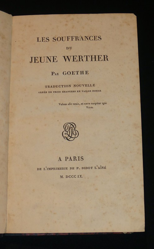 Les Souffrances du jeune Werther