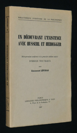 En découvrant l'existence avec Husserl et Heidegger