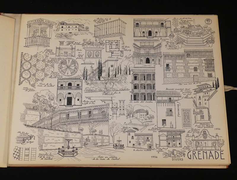 Albert Laprade Croquis, Portugal, Espagne, Maroc