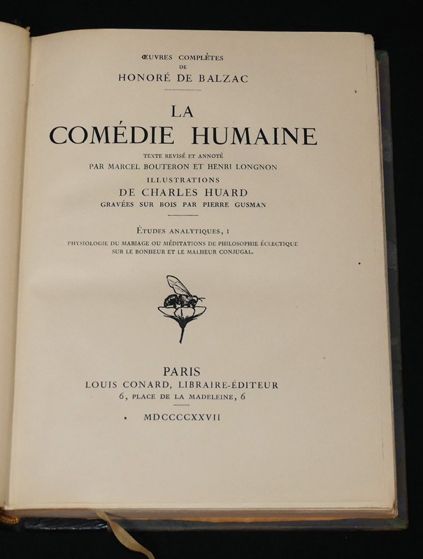 La Comédie Humaine : Etudes analytiques (2 volumes)