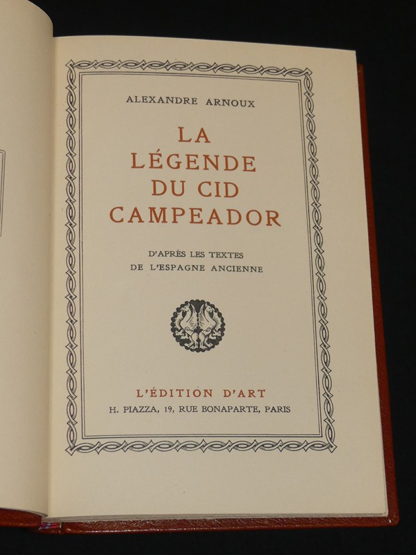 La Légende du Cid Campeador