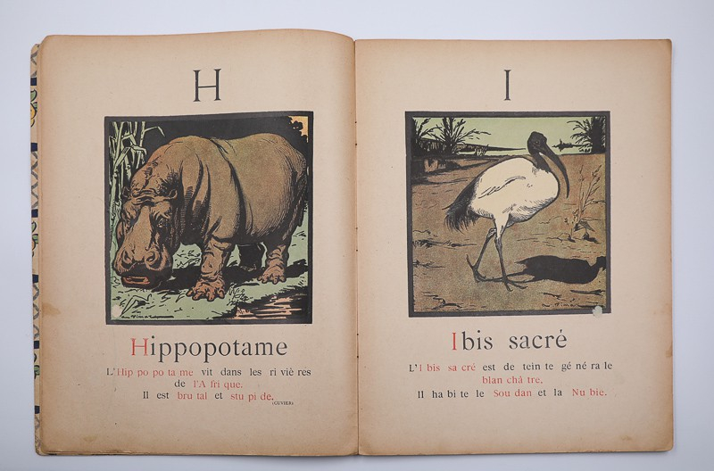 ABCD. La ménagerie de Bébé. Les lettres enseignées par les Bêtes.