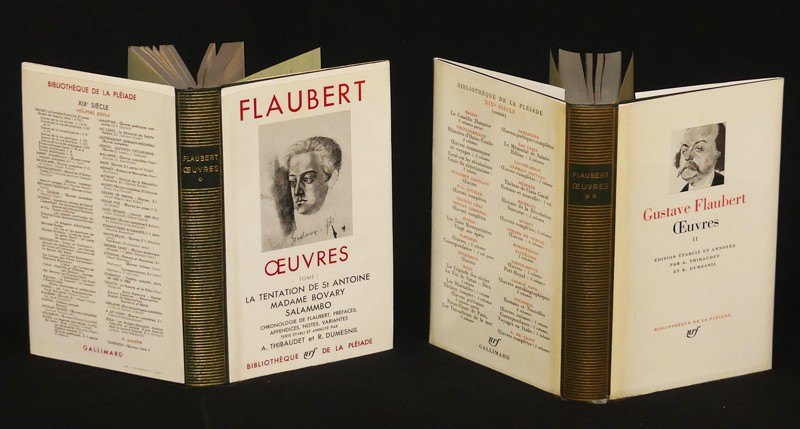 Oeuvres de Flaubert, Tomes 1 et 2 (Bibliothèque de la Pléiade)