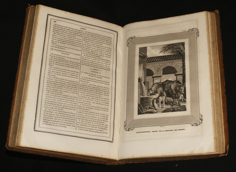 La Bible, traduction de la Vulgate par le Maistre de Sacy : Ancien Testament - Nouveau Testament (2 volumes)