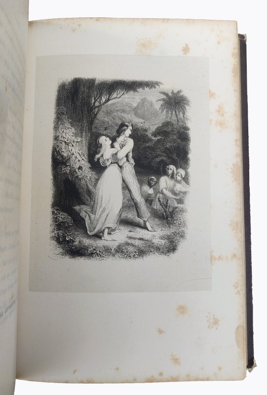 Paul et Virginie et la Chaumière Indienne et fragment autographe de Bernardin de Saint-Pierre