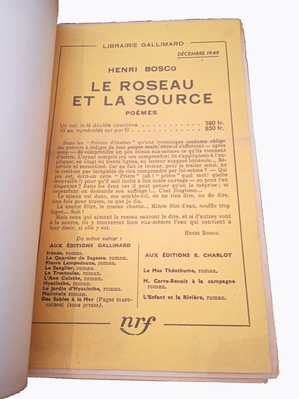 Le roseau et la source