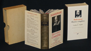 Oeuvres complètes de Shakespeare, Tomes 1 et 2 (Bibliothèque de la Pléiade)