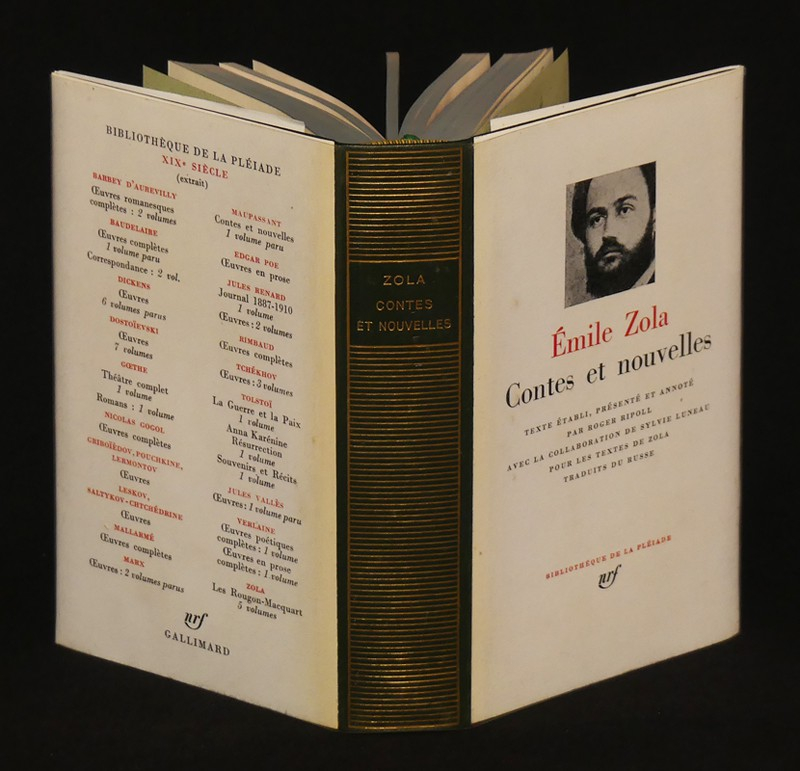 Contes et nouvelles de Emile Zola (Bibliothèque de La Pléiade)
