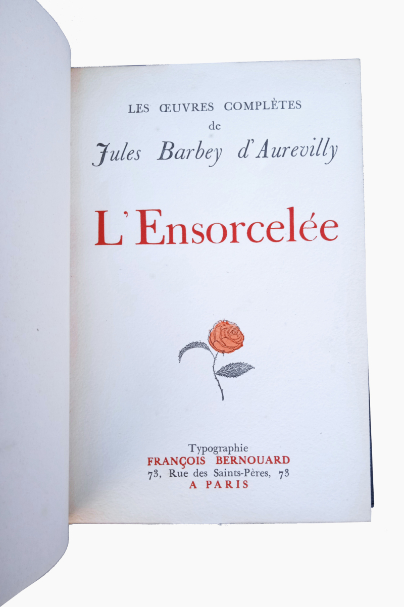 L'Ensorcelée - Les oeuvres complètes de Jules Barbey d'Aurevilly