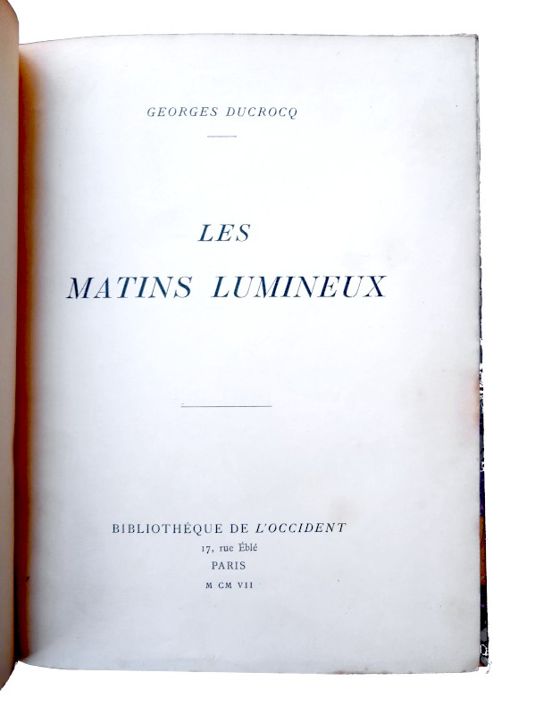 Les matins lumineux