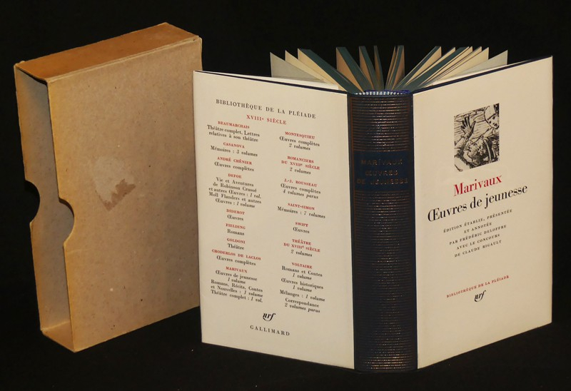 Oeuvres de jeunesse de Marivaux (Bibliothèque de la Pléiade)